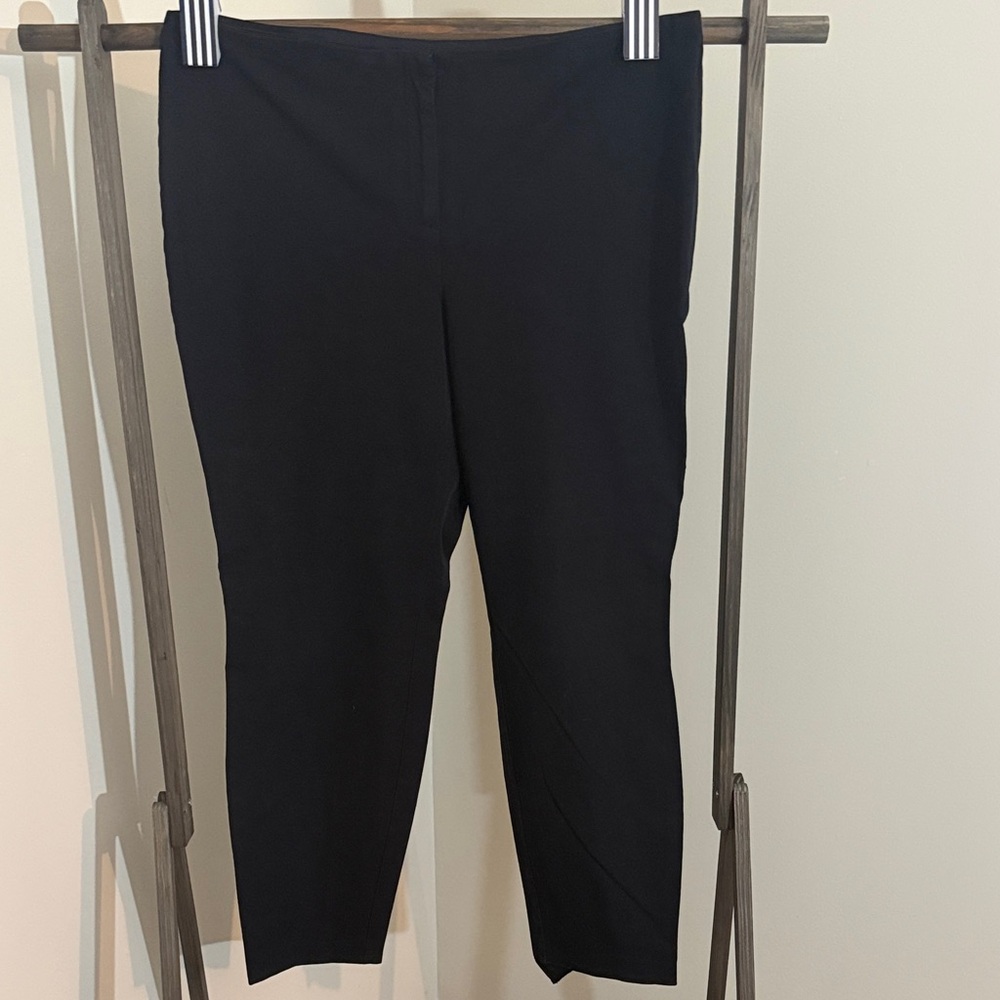 Alfani | Black Cropped Pants Stretch Cotton Blend